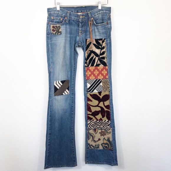 Lucky Brand Denim - Lucky Brand Patchwork Lil Maggie Size 2 / 26
